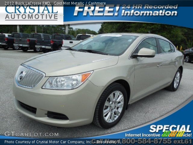 2012 Buick LaCrosse FWD in Gold Mist Metallic