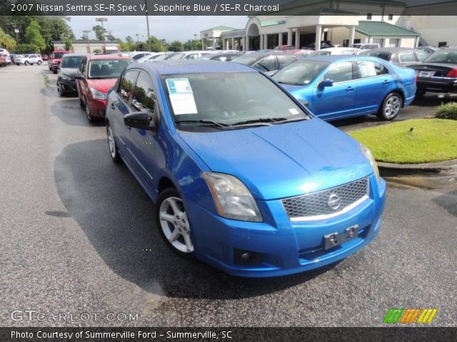 2007 Nissan Sentra SE-R Spec V in Sapphire Blue