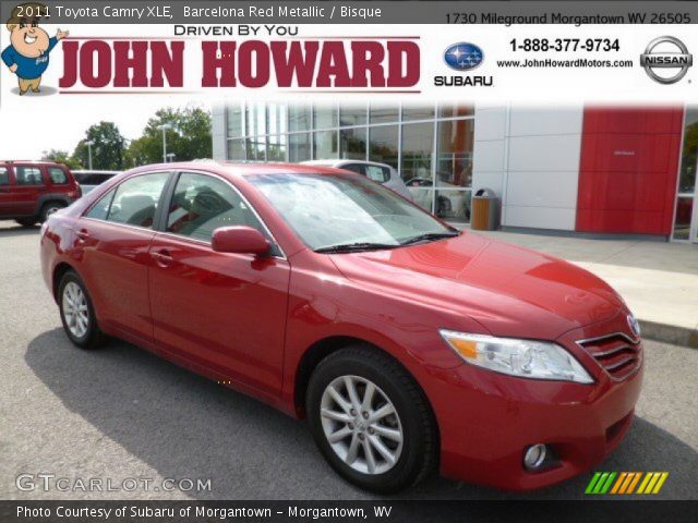 2011 Toyota Camry XLE in Barcelona Red Metallic