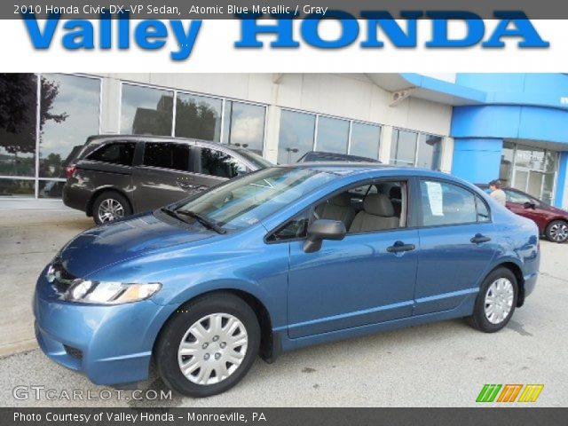 2010 Honda Civic DX-VP Sedan in Atomic Blue Metallic