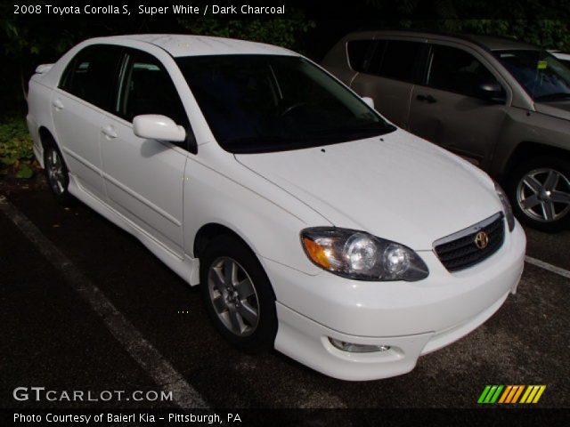 2008 Toyota Corolla S in Super White