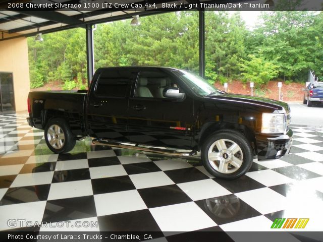 2008 Chevrolet Silverado 1500 LTZ Crew Cab 4x4 in Black