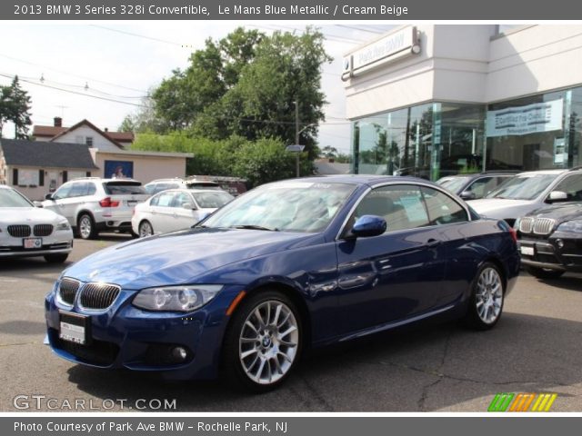 2013 BMW 3 Series 328i Convertible in Le Mans Blue Metallic