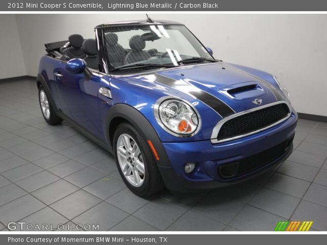 2012 Mini Cooper S Convertible in Lightning Blue Metallic