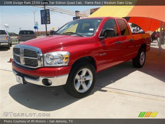 2008 Dodge Ram 1500 Lone Star Edition Quad Cab in Flame Red
