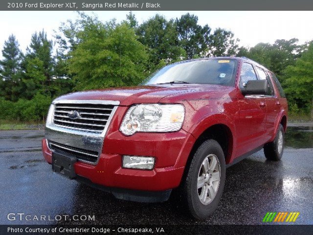 2010 Ford Explorer XLT in Sangria Red Metallic