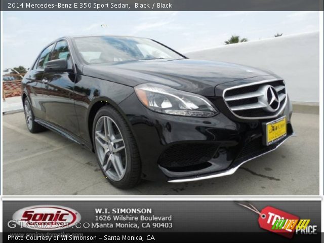2014 Mercedes-Benz E 350 Sport Sedan in Black