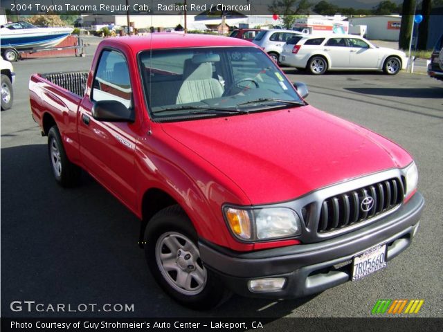 2004 Toyota Tacoma Regular Cab in Radiant Red