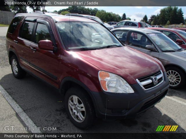 2004 Honda CR-V EX 4WD in Chianti Red Pearl