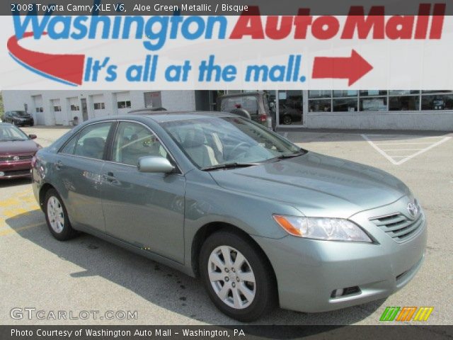 2008 Toyota Camry XLE V6 in Aloe Green Metallic