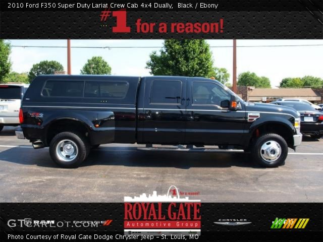 2010 Ford F350 Super Duty Lariat Crew Cab 4x4 Dually in Black