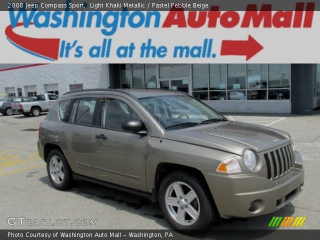 2008 Jeep Compass Sport in Light Khaki Metallic