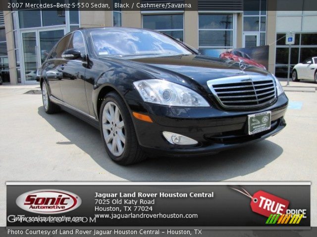 2007 Mercedes-Benz S 550 Sedan in Black