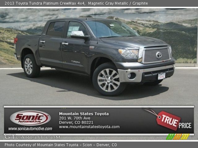 2013 Toyota Tundra Platinum CrewMax 4x4 in Magnetic Gray Metallic