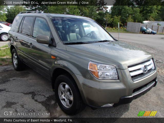 2008 Honda Pilot EX-L in Aberdeen Green Metallic
