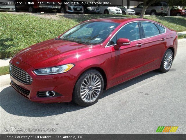 2013 Ford Fusion Titanium in Ruby Red Metallic