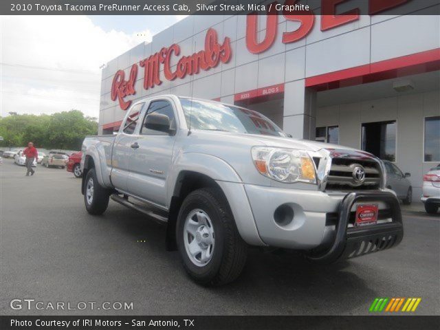 2010 Toyota Tacoma PreRunner Access Cab in Silver Streak Mica