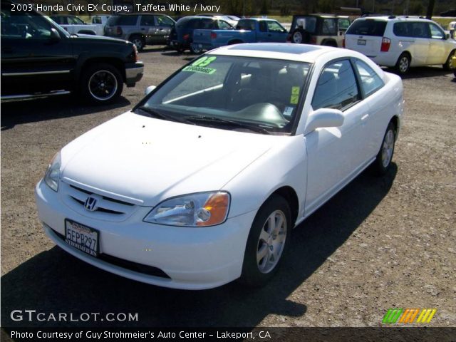 2003 Honda Civic EX Coupe in Taffeta White