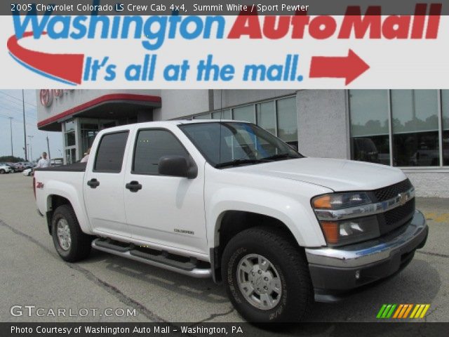 2005 Chevrolet Colorado LS Crew Cab 4x4 in Summit White