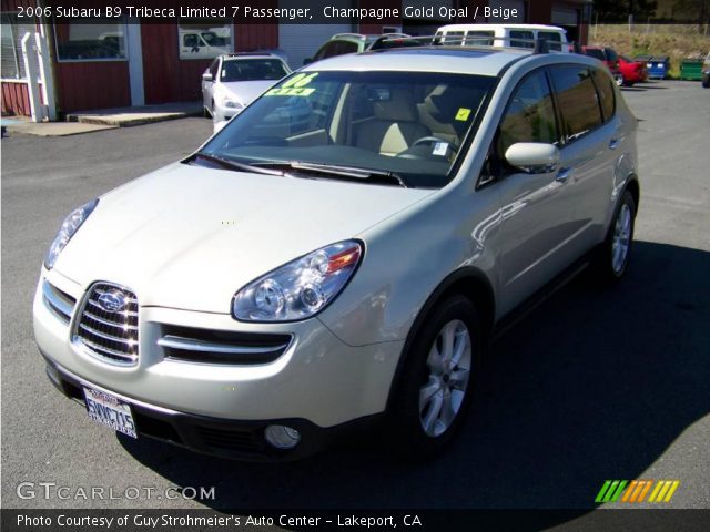 2006 Subaru B9 Tribeca Limited 7 Passenger in Champagne Gold Opal