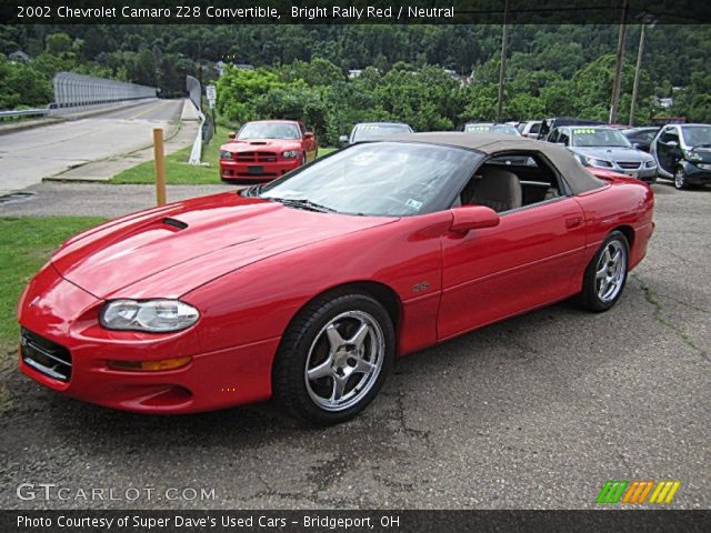 2002 Chevrolet Camaro Z28 Convertible in Bright Rally Red