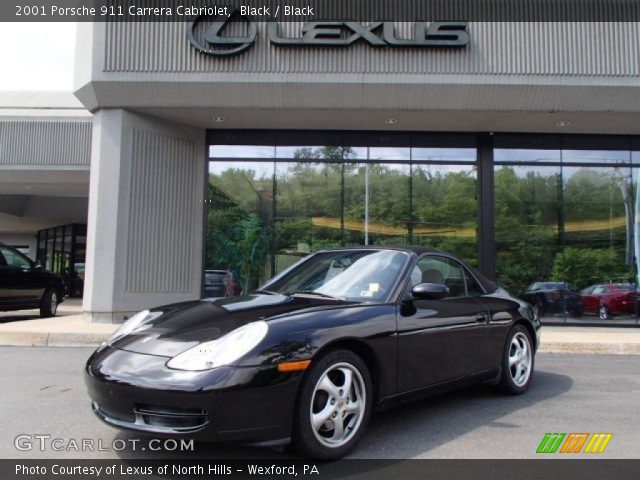 2001 Porsche 911 Carrera Cabriolet in Black