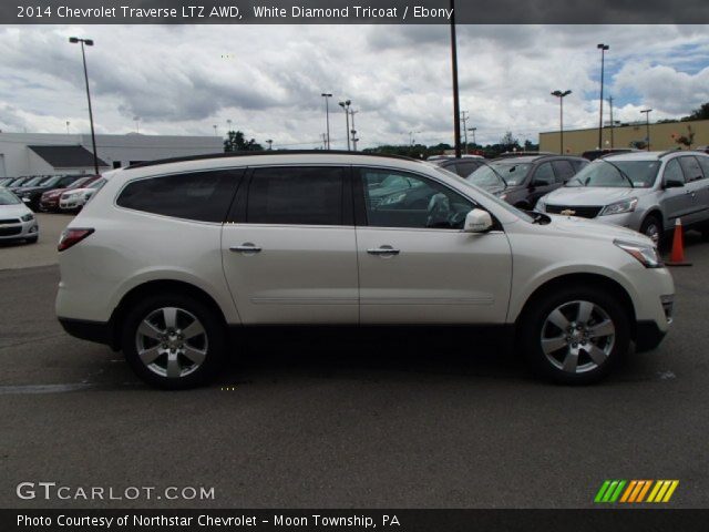 2014 Chevrolet Traverse LTZ AWD in White Diamond Tricoat
