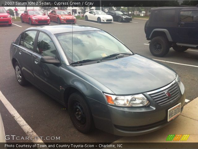 2007 Saturn ION 2 Sedan in Cypress Green