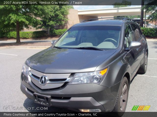 2007 Acura MDX Sport in Nimbus Gray Metallic