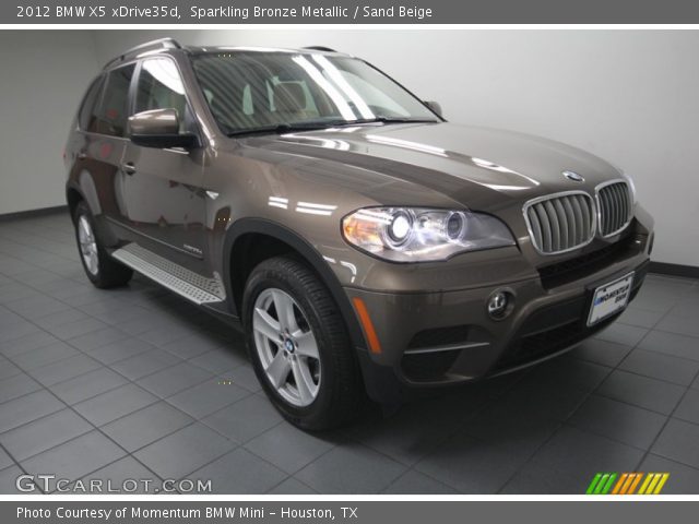 2012 BMW X5 xDrive35d in Sparkling Bronze Metallic