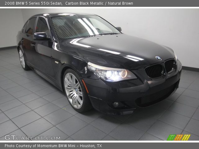 2008 BMW 5 Series 550i Sedan in Carbon Black Metallic