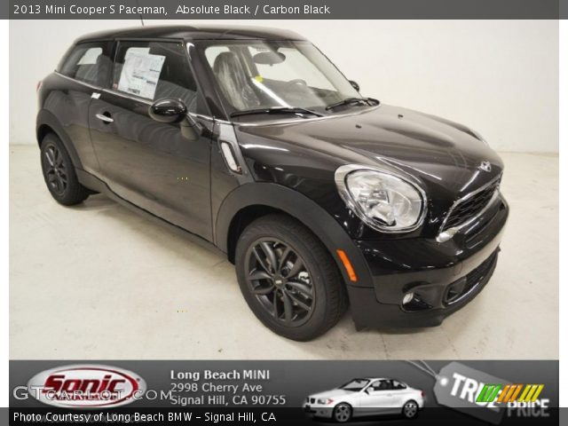2013 Mini Cooper S Paceman in Absolute Black