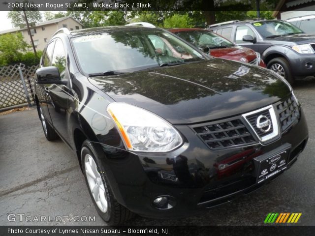 2008 Nissan Rogue SL AWD in Wicked Black
