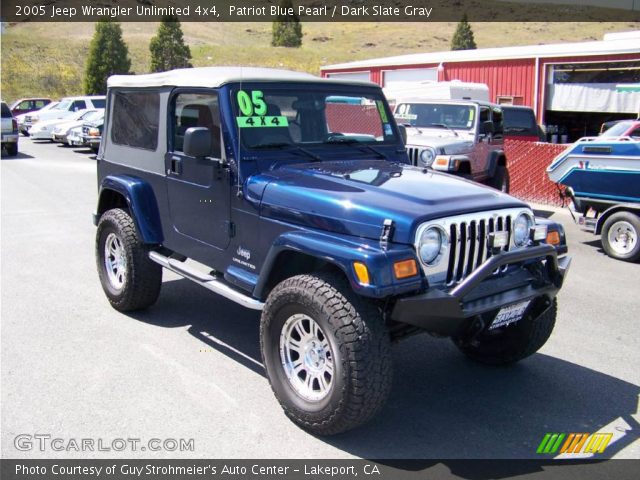 2005 Jeep Wrangler Unlimited 4x4 in Patriot Blue Pearl