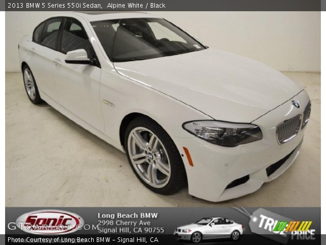 2013 BMW 5 Series 550i Sedan in Alpine White