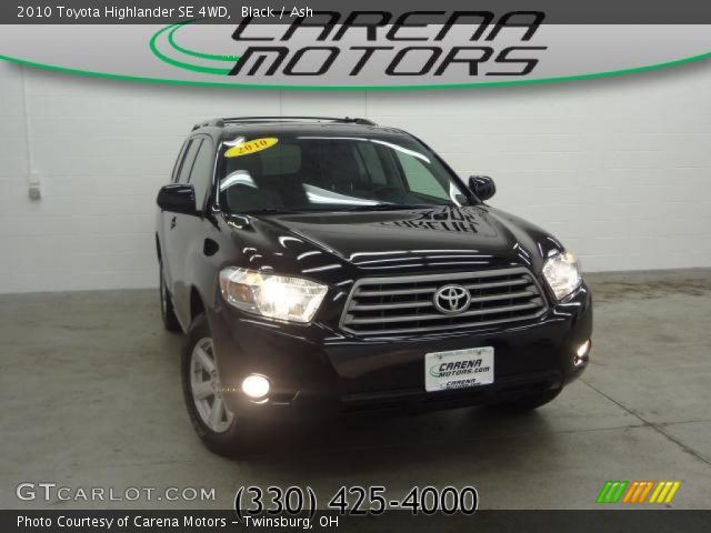 2010 Toyota Highlander SE 4WD in Black