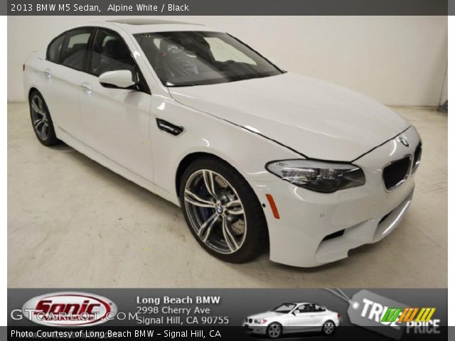 2013 BMW M5 Sedan in Alpine White