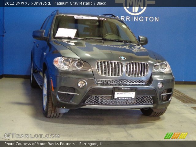 2012 BMW X5 xDrive35d in Platinum Gray Metallic
