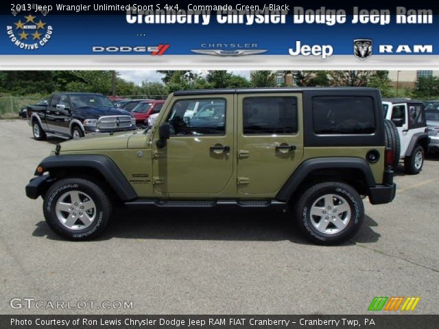 2013 Jeep Wrangler Unlimited Sport S 4x4 in Commando Green
