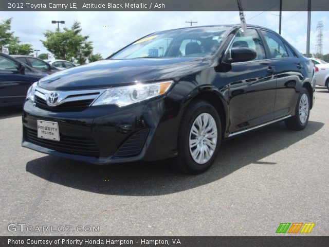 2012 Toyota Camry LE in Attitude Black Metallic