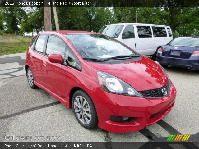 2013 Honda Fit Sport in Milano Red