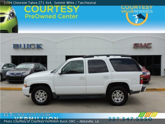 2004 Chevrolet Tahoe Z71 4x4 in Summit White
