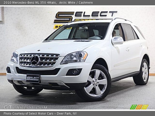 2010 Mercedes-Benz ML 350 4Matic in Arctic White
