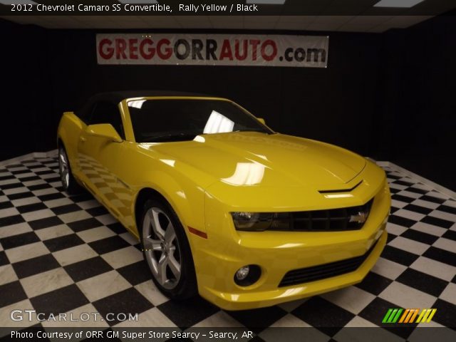2012 Chevrolet Camaro SS Convertible in Rally Yellow