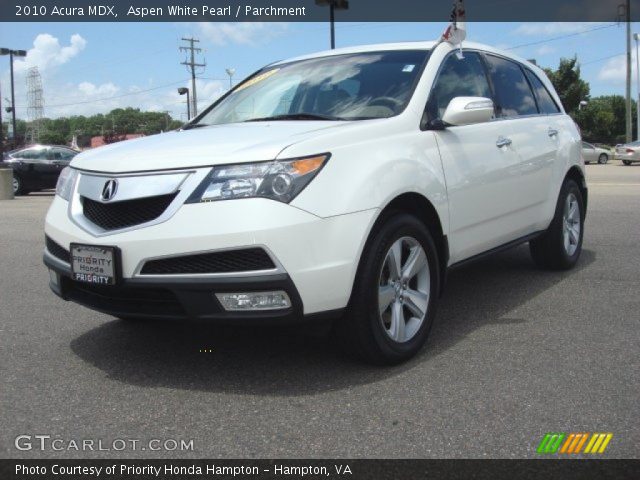 2010 Acura MDX  in Aspen White Pearl