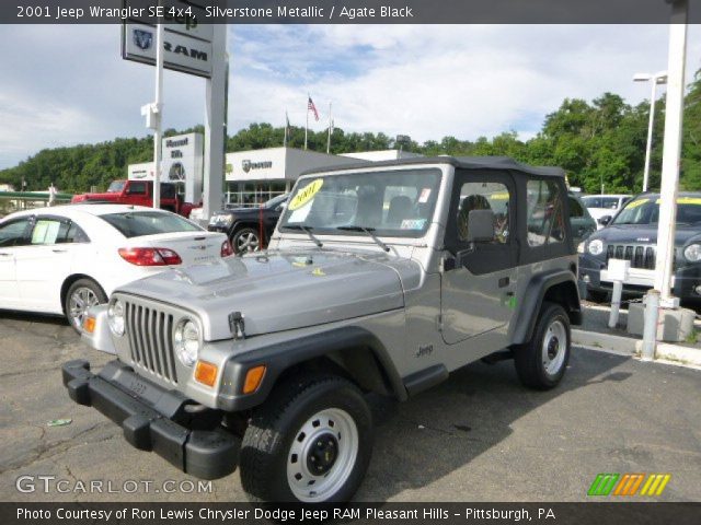 2001 Jeep Wrangler SE 4x4 in Silverstone Metallic