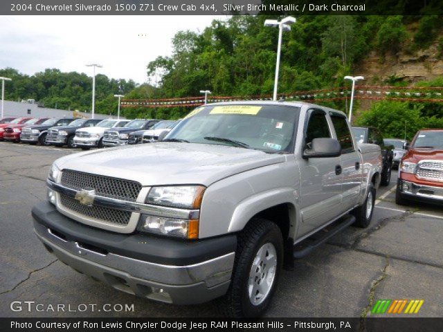 2004 Chevrolet Silverado 1500 Z71 Crew Cab 4x4 in Silver Birch Metallic