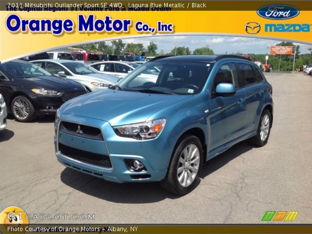 2011 Mitsubishi Outlander Sport SE 4WD in Laguna Blue Metallic
