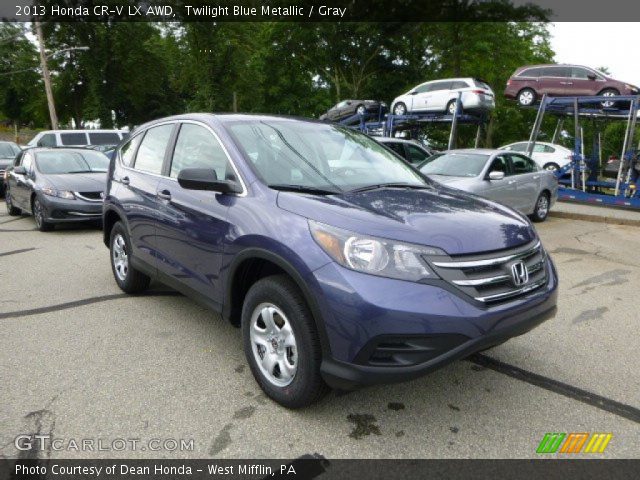 2013 Honda CR-V LX AWD in Twilight Blue Metallic