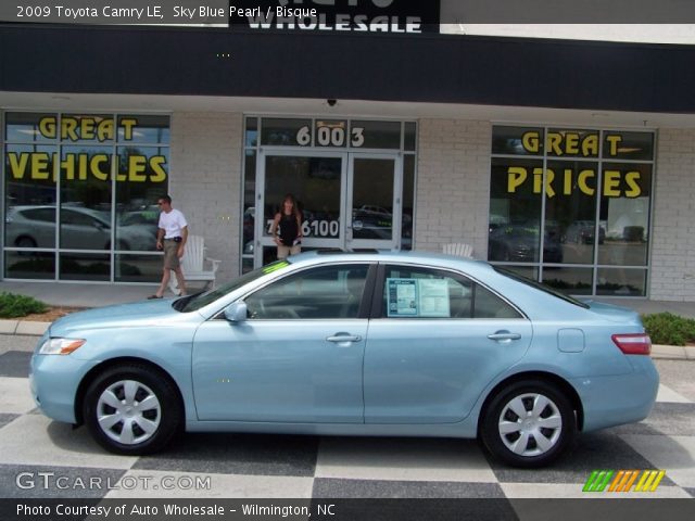 2009 Toyota Camry LE in Sky Blue Pearl